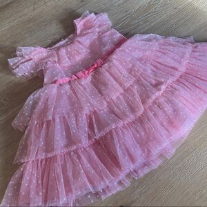 👙💗JONA MICHELLE PINK POLKA DOT TULLE DRESS💗👙